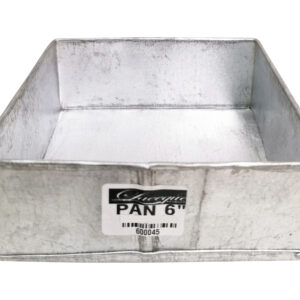 GALVANIZED BAKING PAN 6' (SQUARE)(5cm Height)