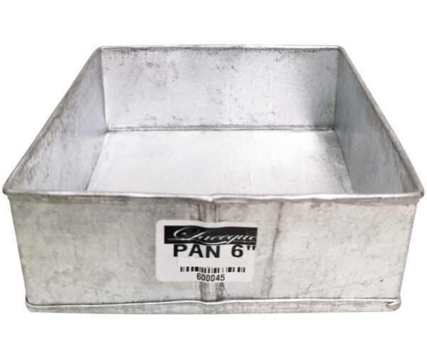 GALVANIZED BAKING PAN 6' (SQUARE)(5cm Height)