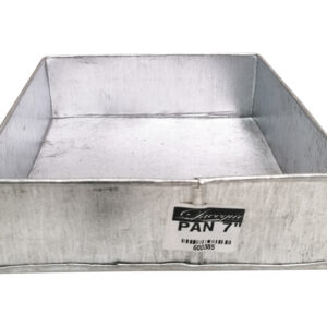 GALVANIZED BAKING PAN 7' (SQUARE) (5cm Height)