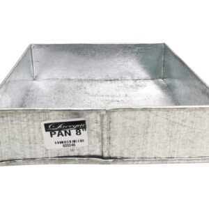 GALVANIZED BAKING PAN 8' (SQUARE)(5cm Height)