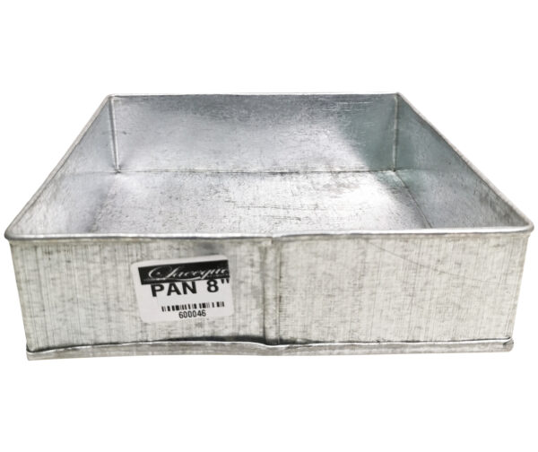 GALVANIZED BAKING PAN 8' (SQUARE)(5cm Height)