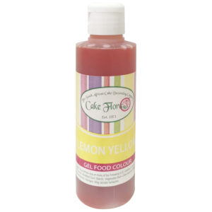 CAKE FLORA LEMON YELLOW GEL FOOD COLOUR 150g