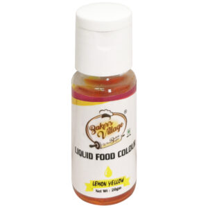 BAKER'S VILLAGE LEMON YELLOW FOOD COLOUR 20g