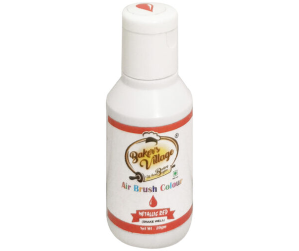 BAKER'S VILLAGE METALLIC RED AIR BRUSH COLOUR 20g