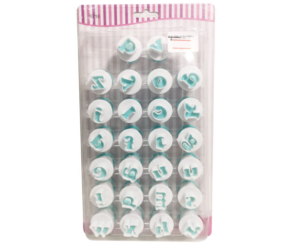 PUSH EASY MINI LOWERCASE ALPHABET CUTTERS