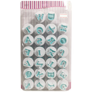 PUSH EASY MINI UPPERCASE ALPHABET CUTTERS