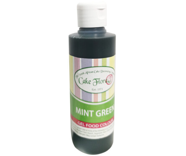 CAKE FLORA MINT GREEN GEL FOOD COLOUR 150g