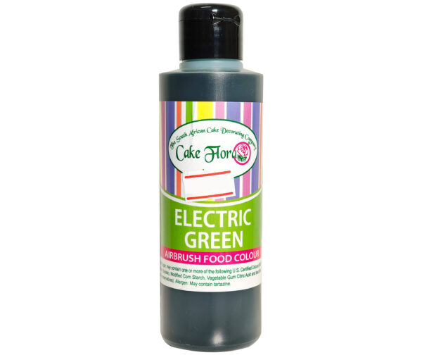 CAKE FLORA ELECTRIC GREEN AIRBRUSHED FOOD COLOUR 150ML