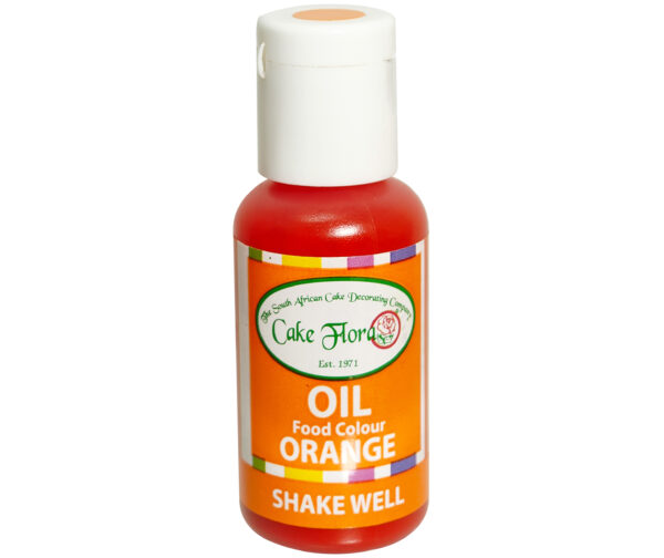 CAKE FLORA ORANGE OIL BASED FOOD COLOUR 21g