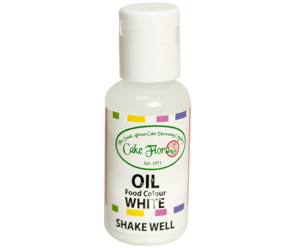 CAKE FLORA WHITE OIL BASED FOOD COLOUR 21g