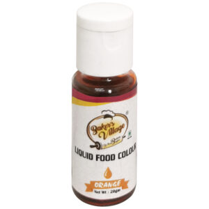 BAKER'S VILLAGE ORANGE LIQUID FOOD COLOUR 20g