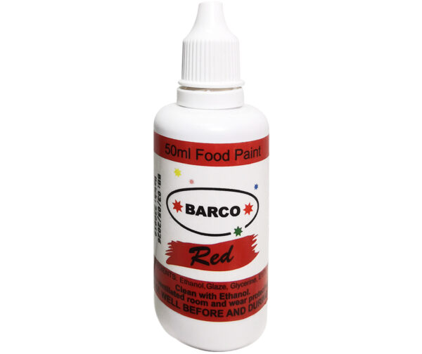 BARCO RED FOOD PAINT 50ML
