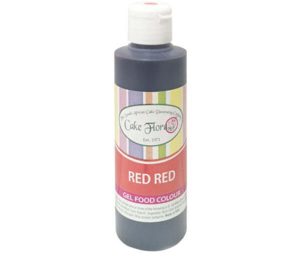 CAKE FLORA RED RED GEL FOOD COLOUR 150g