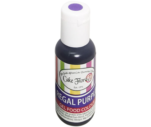 CAKE FLORA REGAL PURPLE GEL FOOD COLOUR 21g