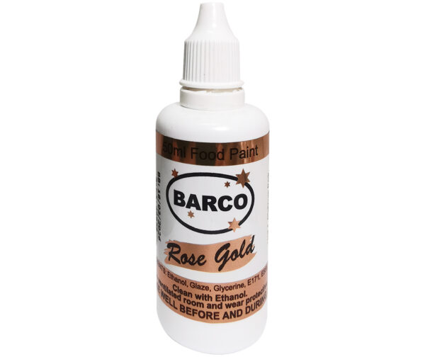 BARCO ROSE GOLD FOOD PAINT 50ML