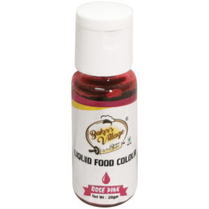 BAKER'S VILLAGE ROSE PINK LIQUID FOOD COLOUR 20g