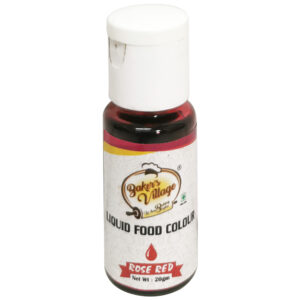 BAKER'S VILLAGE ROSE RED LIQUID FOOD COLOUR 20g