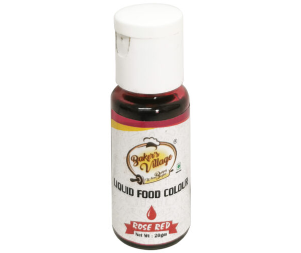 BAKER'S VILLAGE ROSE RED LIQUID FOOD COLOUR 20g