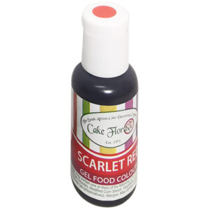 CAKE FLORA SCARLET RED GEL FOOD COLOUR 21g