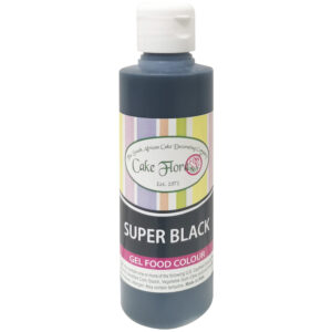 CAKE FLORA SUPER BLACK GEL FOOD COLOUR 150g