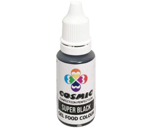 COSMIC SUPER BLACK GEL FOOD COLOUR 25g