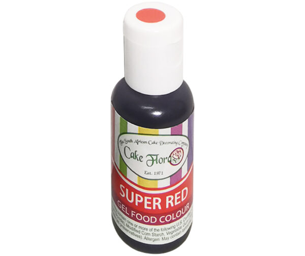 CAKE FLORA SUPER RED GEL FOOD COLOUR 21g