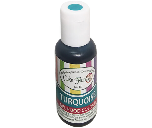 CAKE FLORA TURQUOISE GEL FOOD COLOUR 21g