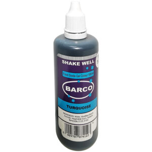 BARCO TURQUOISE FOOD GRADE GEL COLOUR 100ML