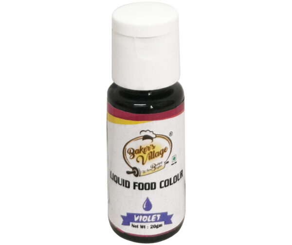 BAKER'S VILLAGE VIOLET LIQUID FOOD COLOUR 20g