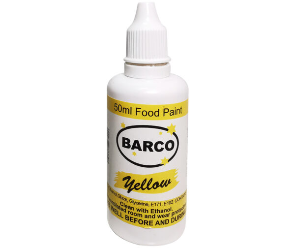 BARCO YELLOW FOOD PAINT 50ML