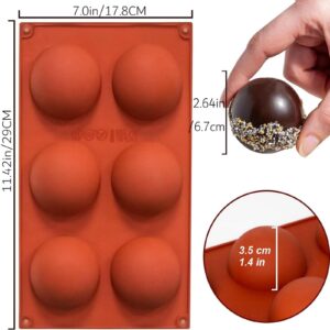 SPHERE SILICONE MOULD 6 CAVITY(L)