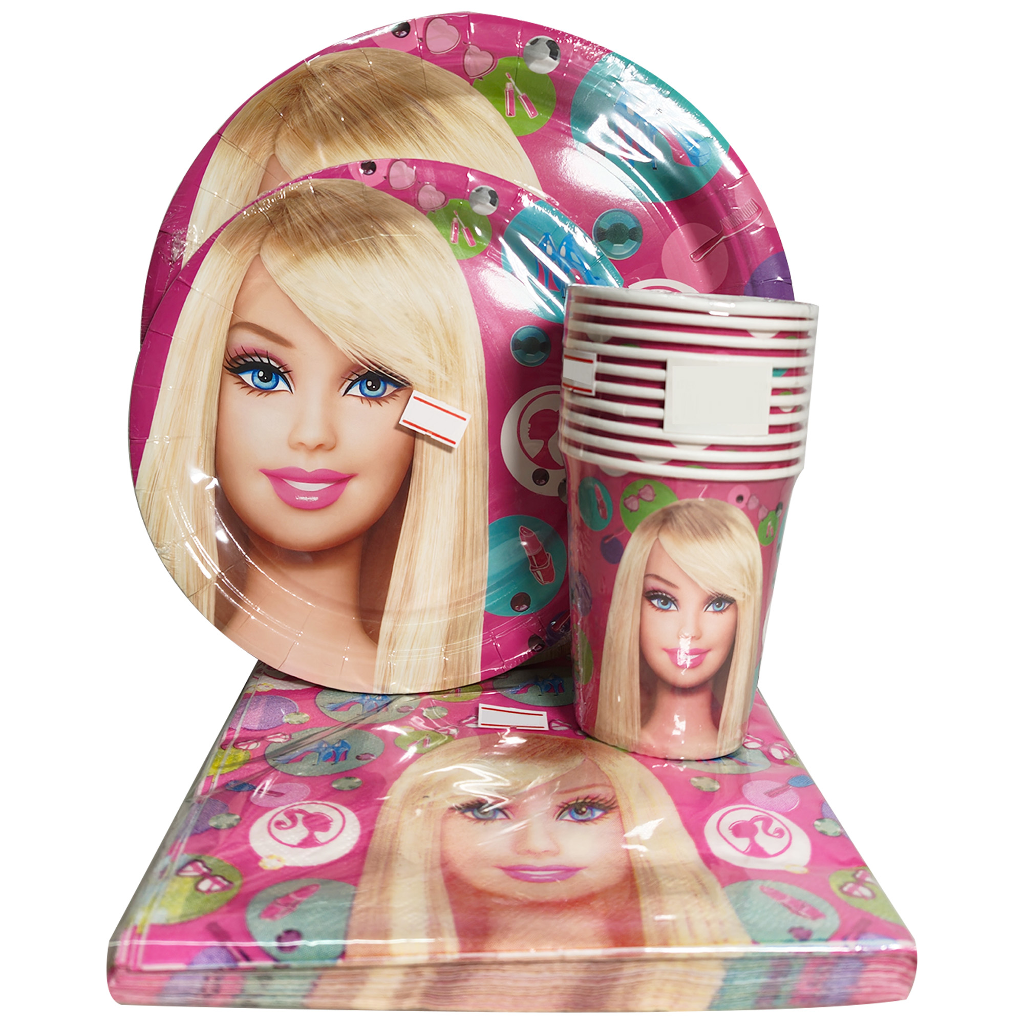 BARBIE PAPERPLATE SET (40PC)