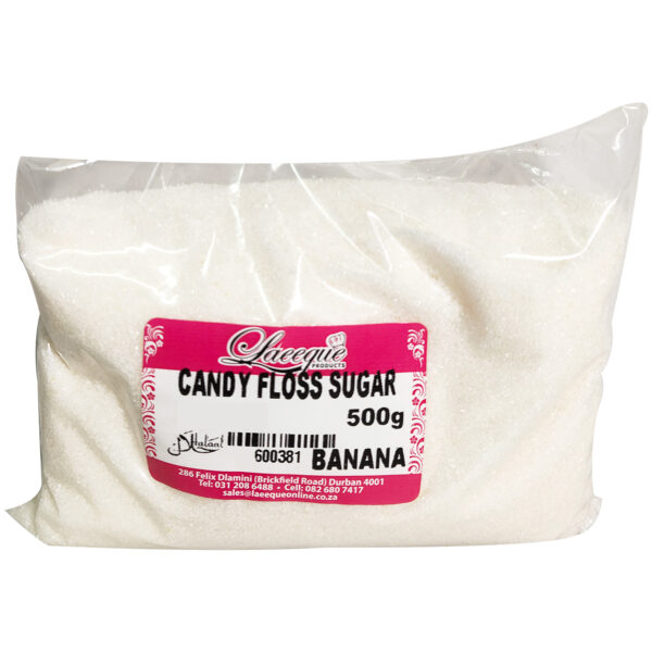 CANDY FLOSS SUGAR BANANA 500g