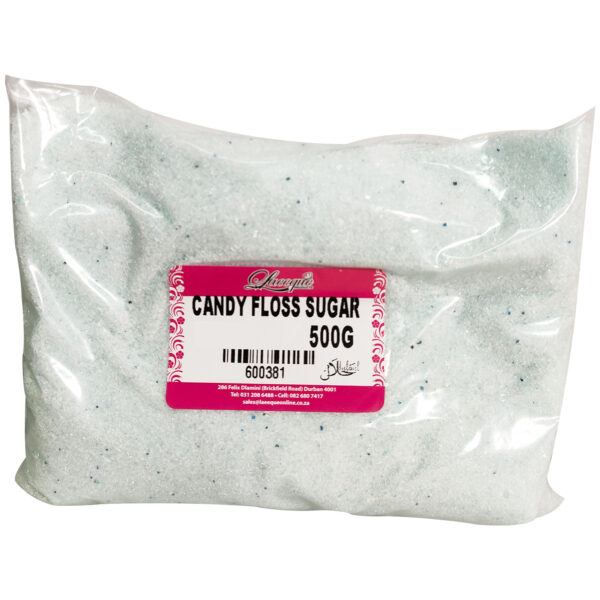 CANDY FLOSS SUGAR LIGHT BLUE 500g