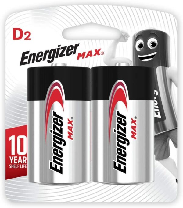 ENERGIZER D2 BATTERY TWIN PACK