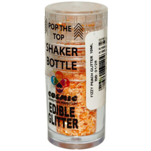 COSMIC FIZZY PEACH POP TOP SHAKER BOTTLE EDIBLE GLITTER 10ML