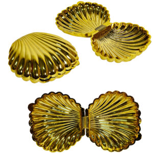 SHELLS DECOR (GOLD) (12 PACK)