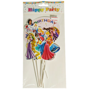 CAKE TOPPER PRINCESSES OF DISNEY CARDBOARD SET