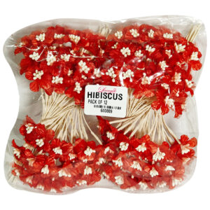 HIBISCUS RED (PACK OF 12)