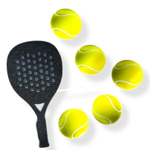 Padel set Cardstock Cake Topper (Sticks included)