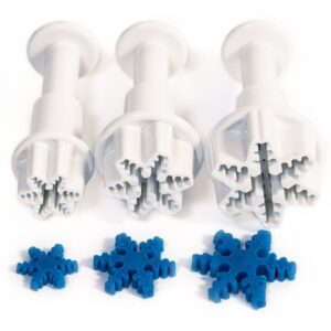 MINI SNOWFLAKE PLUNGER SET OF 3