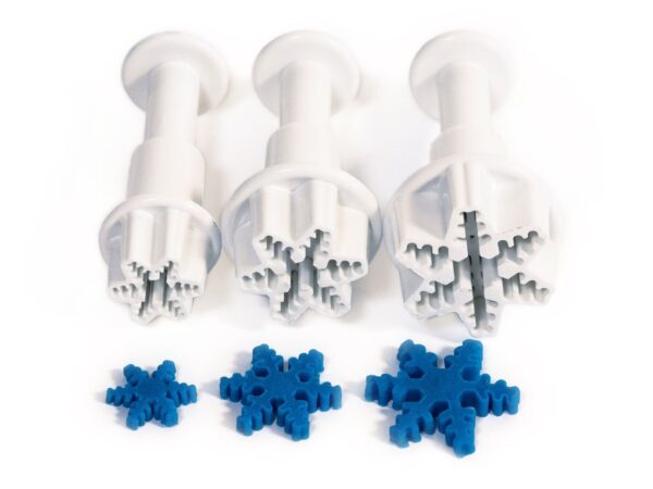 MINI SNOWFLAKE PLUNGER SET OF 3