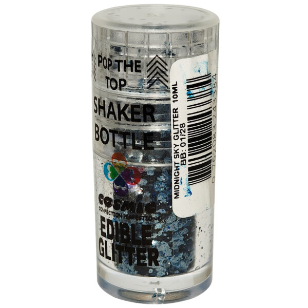COSMIC MIDNIGHT SKY POP TOP SHAKER BOTTLE EDIBLE GLITTER 10ML