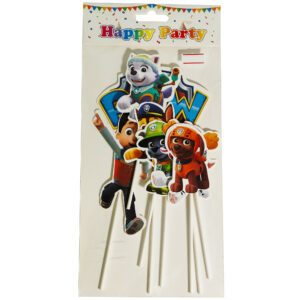 CAKE TOPPER PAW PATROL CARDBOARD SET