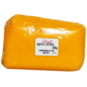 SUGAR PASTE ELECTRIC ORANGE 500g