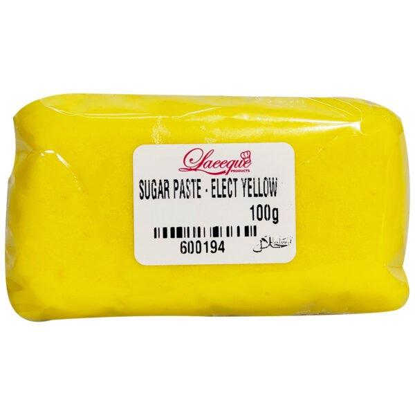 SUGAR PASTE ELECTRIC YELLOW 100g