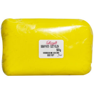 SUGAR PASTE ELECTRIC YELLOW 500g