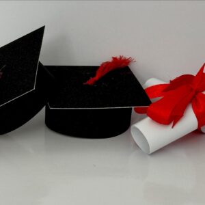 CARDSTOCK CONGRATULATIONS GRADUATE 3D CAKE TOPPER