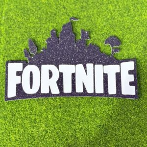 CARDSTOCK FORTNITE CAKE TOPPER