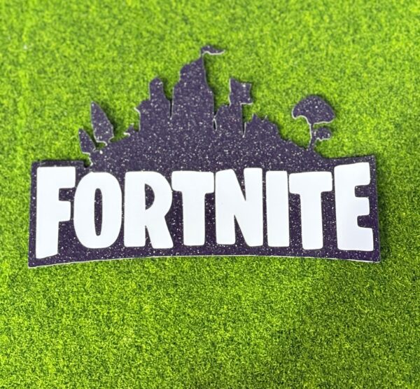 CARDSTOCK FORTNITE CAKE TOPPER